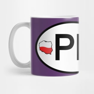 Poland car country code Mug